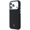 Custodia MagSafe Mercedes Leather Semi Wrap Wood Effect per iPhone 17 Pro Max nero