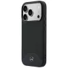 Custodia in pelle Mercedes-Benz effetto legno e Curve MagSafe per iPhone 17 Pro, nero