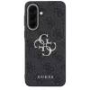 Guess Leather 4G Metal Logo Case per Samsung Galaxy A57 5G, nero