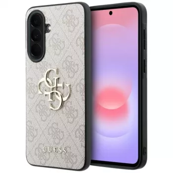 Guess Leder 4G Metal Logo Case per Samsung Galaxy A37 5G rosa