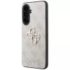 Guess Leder 4G Metal Logo Case per Samsung Galaxy A37 5G rosa