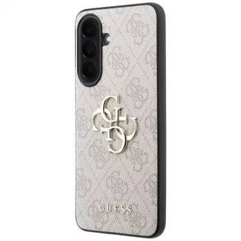 Guess Leder 4G Metal Logo Case per Samsung Galaxy A37 5G rosa
