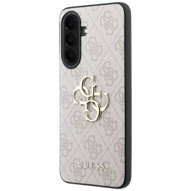 Guess Leder 4G Metal Logo Case per Samsung Galaxy A37 5G rosa