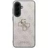 Guess Leder 4G Metal Logo Case per Samsung Galaxy A37 5G rosa