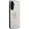 Guess Leder 4G Metal Logo Case per Samsung Galaxy A37 5G rosa