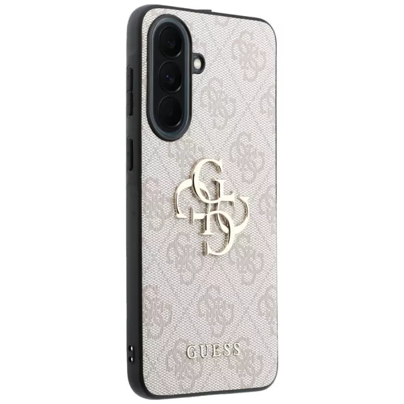 Guess Leder 4G Metal Logo Case per Samsung Galaxy A37 5G rosa