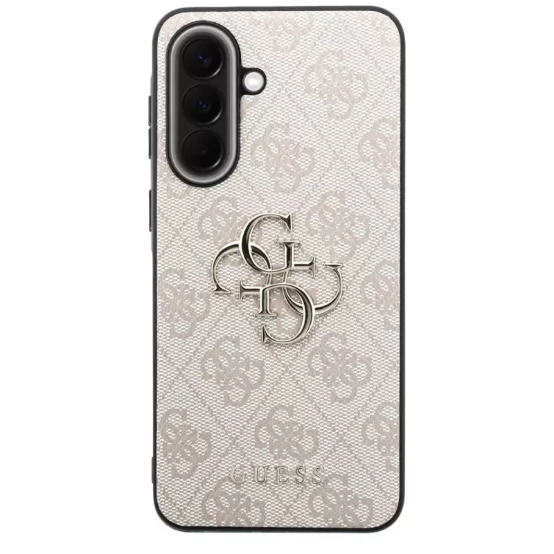 Guess Leather 4G Metal Logo Case per Samsung Galaxy A57 5G rosa