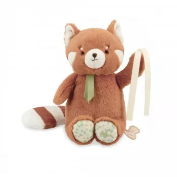 Kaloo Petit Songe Panda rosso peluche musicale 20 cm confezione regalo