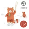 Kaloo Petit Songe Panda rosso peluche musicale 20 cm confezione regalo
