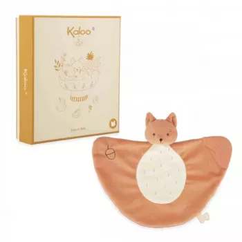 Kaloo Plume Grignoti lo scoiattolo doudou con anello in silicone 23 cm