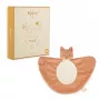 Kaloo Plume Grignoti lo scoiattolo doudou con anello in silicone 23 cm