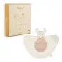 Kaloo Doudou per neonati con anello in silicone 23 cm Grignoti topo