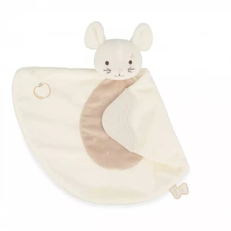 Kaloo Doudou per neonati con anello in silicone 23 cm Grignoti topo