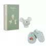 Kaloo Set regalo 2-in-1 topo (sonaglio + booties) collezione Petites Chansons