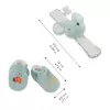 Kaloo Set regalo 2-in-1 topo (sonaglio + booties) collezione Petites Chansons