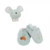Kaloo Set regalo 2-in-1 topo (sonaglio + booties) collezione Petites Chansons