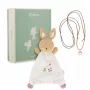 Kaloo Set regalo 2-in-1 coniglietto doudou e collana bola gravidanza Petites Chansons