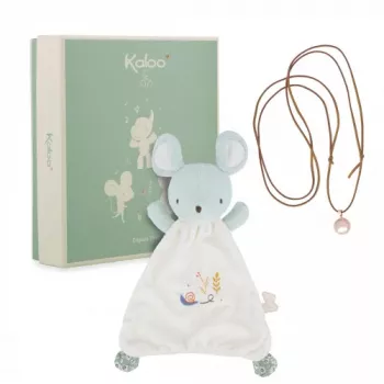 Kaloo Set regalo 2-in-1 (doudou + collana bola gravidanza) topo Petites Chansons
