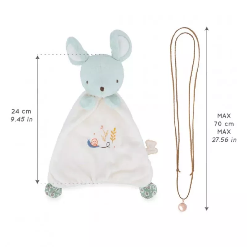 Kaloo Set regalo 2-in-1 (doudou + collana bola gravidanza) topo Petites Chansons