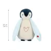 Kaloo Complices Pinguino peluche luce notturna con LED 7 colori e ninne nanne