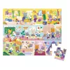 Janod puzzle in valigetta routine quotidiana 24 pezzi 3+ Made in France