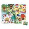 Janod Puzzle in valigetta Quattro stagioni 36 pezzi 4+ Made in France