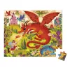 Janod Puzzle in valigetta Regno dei draghi 54 pezzi 5+ Made in France