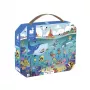 Janod Puzzle in valigetta Mondo sottomarino 100 pezzi 6+ Made in France