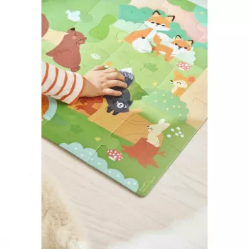 Janod Puzzle tattile sensoriale Foresta 20 pezzi 2+