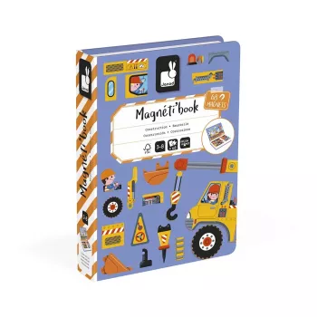 Janod Magnetibook Cantiere gioco magnetico educativo