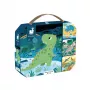 Janod Magneti'Book Dinosauri gioco magnetico educativo 40 pezzi J02541
