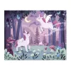 Janod Puzzle in valigetta Unicorni 54 pezzi 5+ Made in France