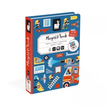 Janod Magnetibook Vigili del fuoco set magnetico creativo