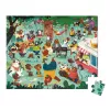 Janod Puzzle in valigetta Famiglia degli orsi da vestire, 54 pezzi