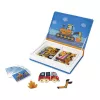 Janod Magnetibook Vehicles libro magnetico di attività
