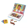 Janod Magnetibook Costumi bambino giocattolo magnetico educativo - 36 pezzi
