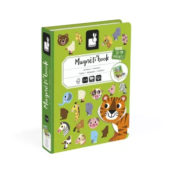Janod Magnetibook Animali gioco magnetico con libro