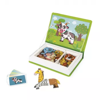 Janod Magnetibook Animali gioco magnetico con libro