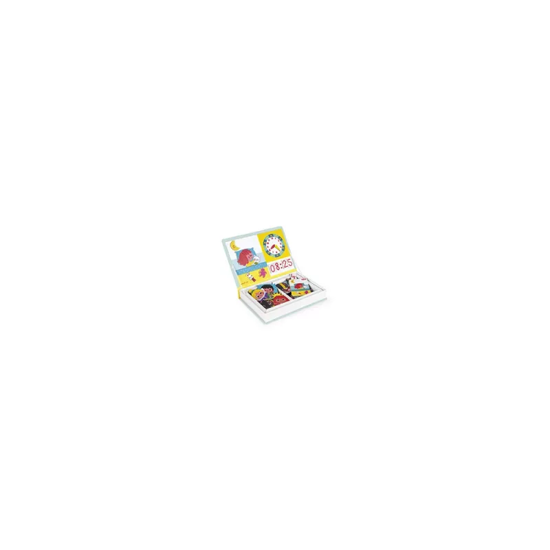 Janod Magnetibook Imparare a leggere l'ora gioco magnetico educativo