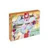 Janod Zoo Train set di gioco in legno 20 pezzi