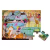 Janod Zoo Train set di gioco in legno 20 pezzi