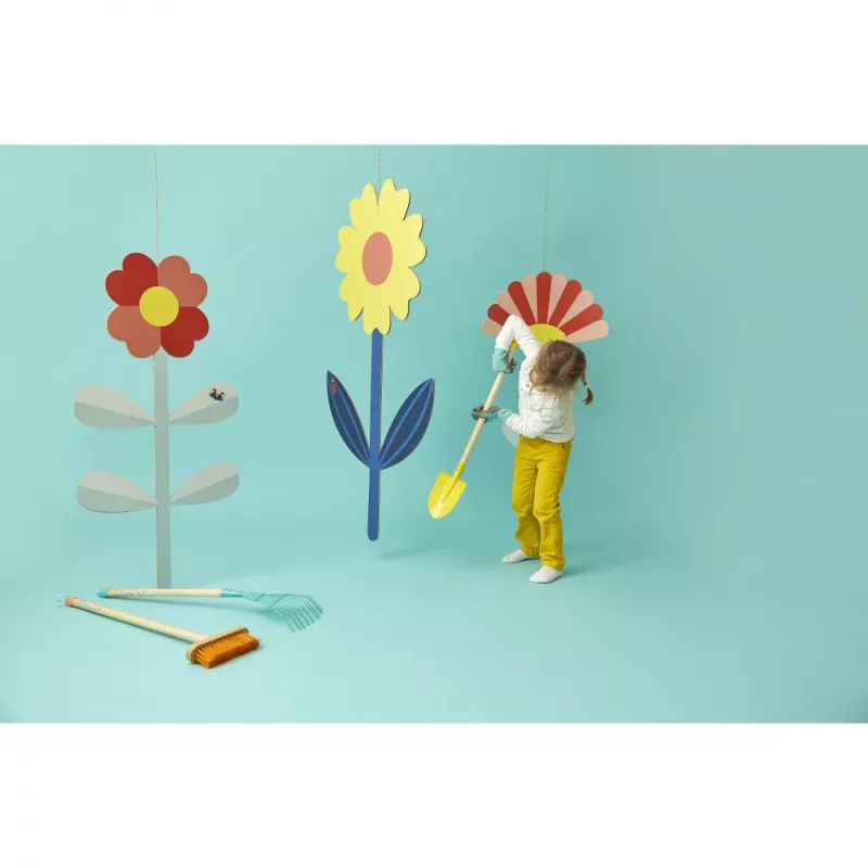 Janod Little Gardener pala in metallo arancione