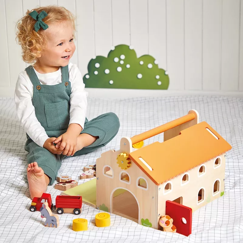 Janod Farma set di gioco in legno fattoria J03318