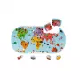 Janod Mappa del mondo puzzle magnetico 28 pezzi