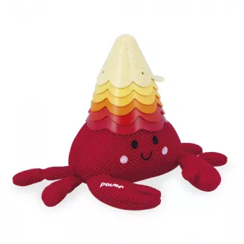 Janod Granchio da bagno con conchiglie 10m+