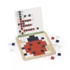 Janod Puzzle mosaico in legno simmetria e codifica 4in1 5+