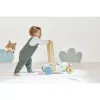 Janod Pure Camminatore da spingere con mattoncini e incastra-forme, 12m+