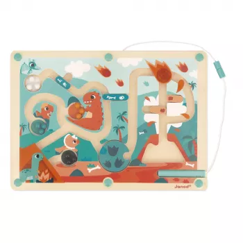Janod Labirinto magnetico Dinosauri 2+