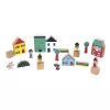 Janod Set mattoncini e personaggi 36 pezzi Città Incrocio 2+