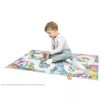 Janod Tappeto gioco Enchanted Kingdom Cross Roads 2+
